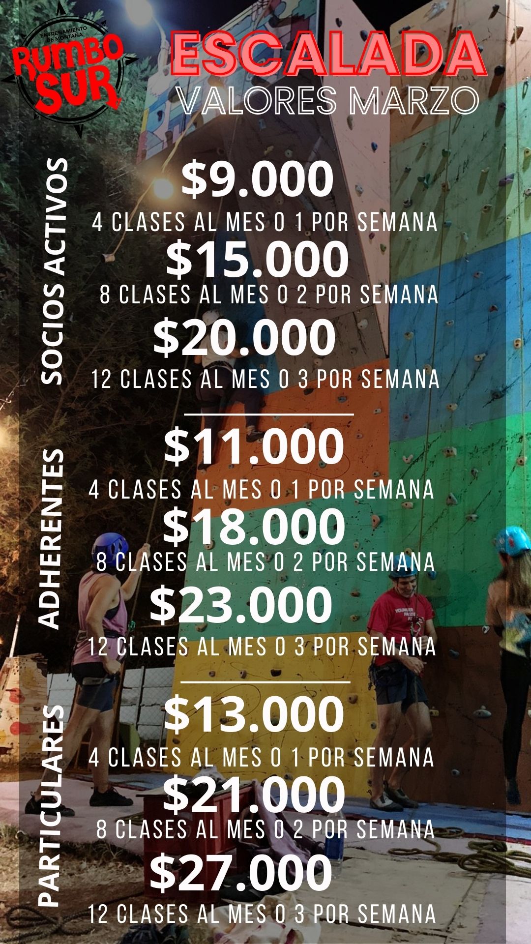 VALORES ESCALADA CLUB BPN